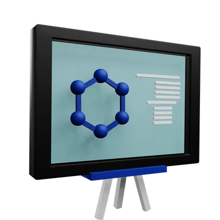 Nano Technology  3D Icon