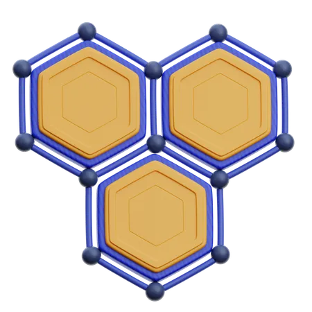 Nano Technology  3D Icon