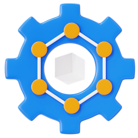 Nanotechnologie  3D Icon