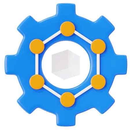 Nanotechnologie  3D Icon