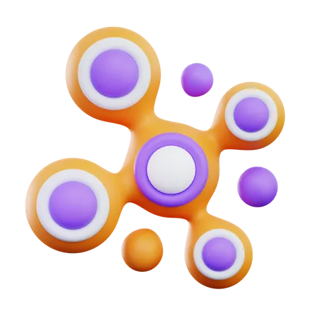 Nanotechnologie  3D Icon