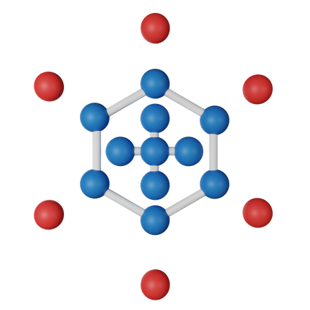 Nanotechnologie  3D Icon