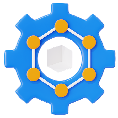 Nanotechnology  3D Icon