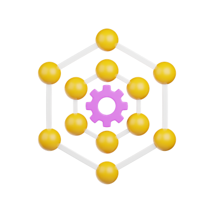 Nanotechnology  3D Icon