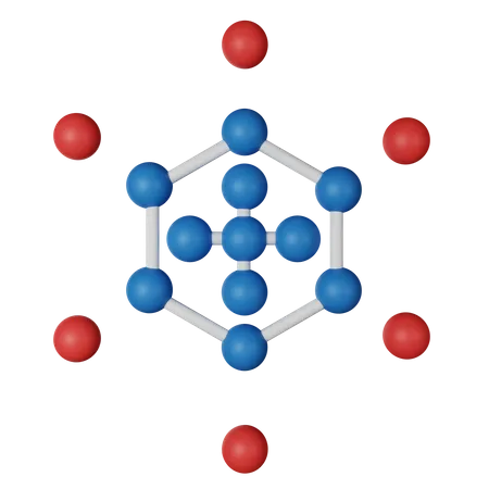 Nanotechnology  3D Icon