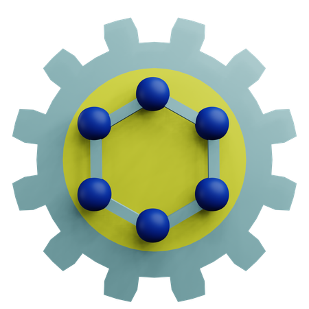 Nanotecnología  3D Icon