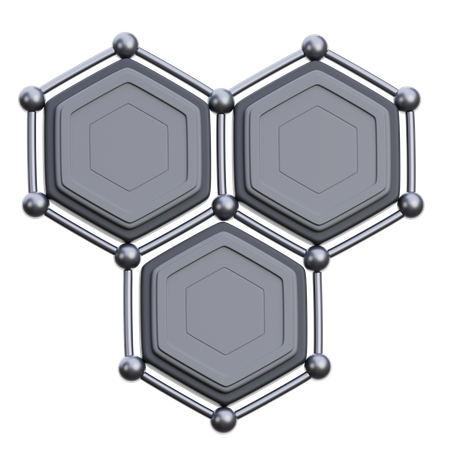 Nanotecnologia  3D Icon