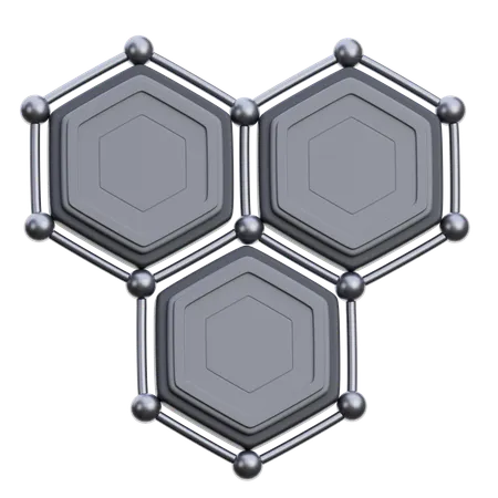 Nanotecnologia  3D Icon