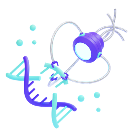 Nanotecnologia  3D Icon