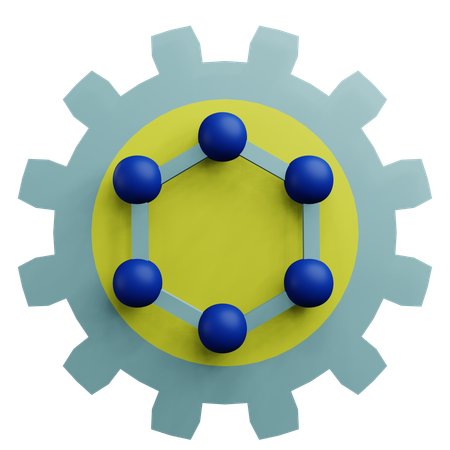 Nanotecnología  3D Icon