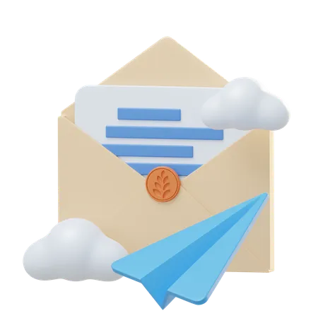 Sem e-mails  3D Icon