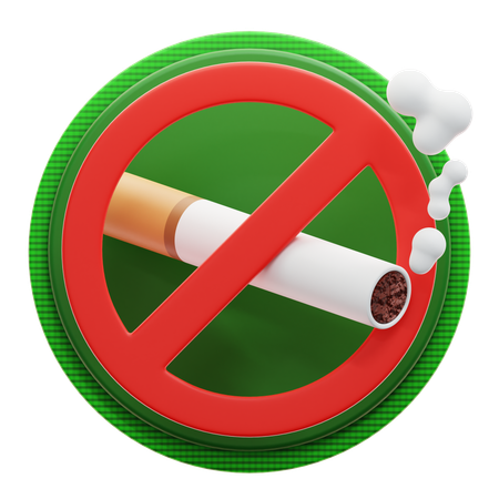 Não fume  3D Icon