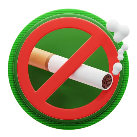 Não fume  3D Icon