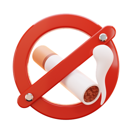 Não fume  3D Icon