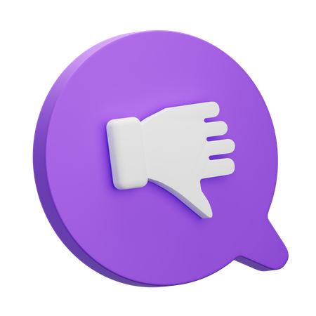 Não gosto  3D Icon