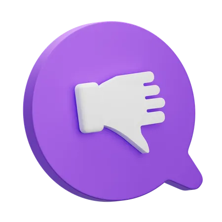 Não gosto  3D Icon