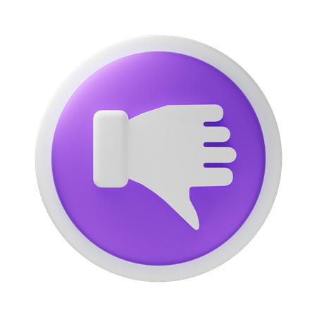 Não gosto  3D Icon