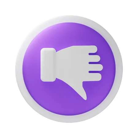 Não gosto  3D Icon