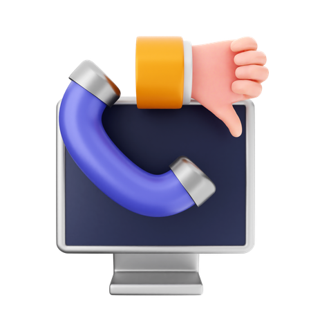 Não gosto de helpdesk  3D Icon