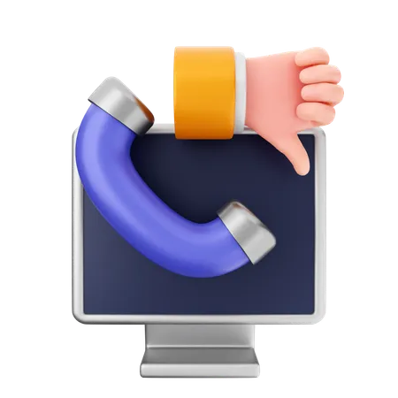 Não gosto de helpdesk  3D Icon