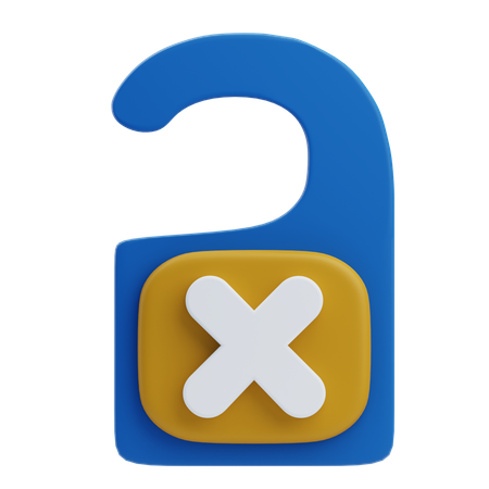 Não perturbe  3D Icon