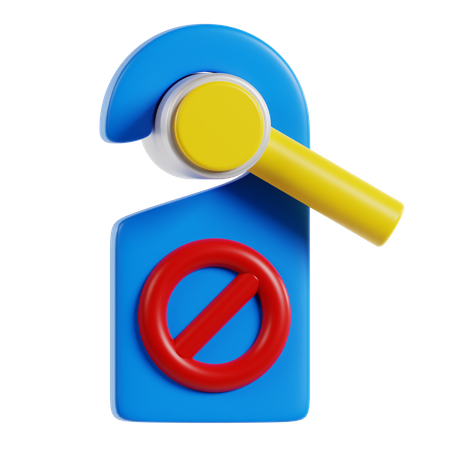 Não perturbe  3D Icon