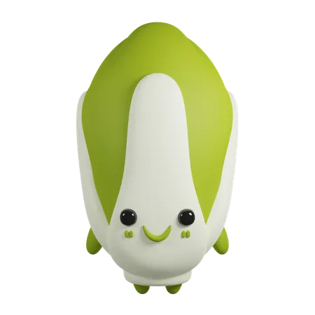 Lechuga de Napa  3D Icon