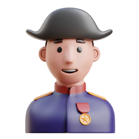 Napoléon  3D Icon