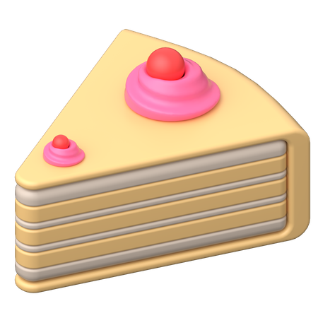 Napoleon Cake  3D Icon