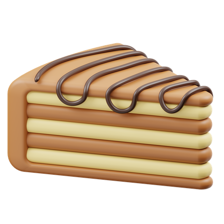 Napoleon Cake  3D Icon