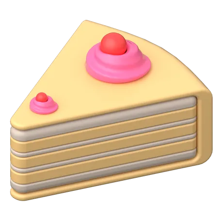 Napoleon Cake  3D Icon