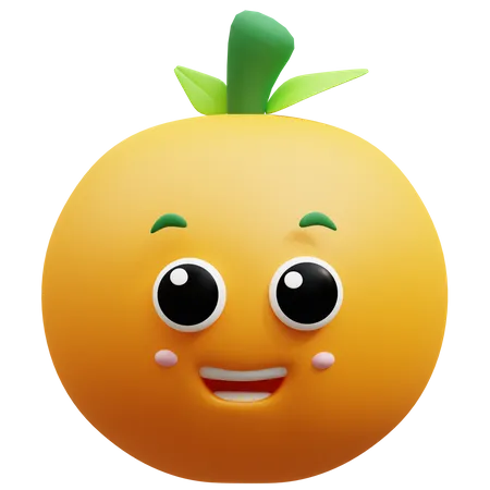 Naranja  3D Icon