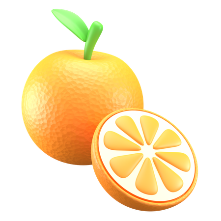 Naranja  3D Icon