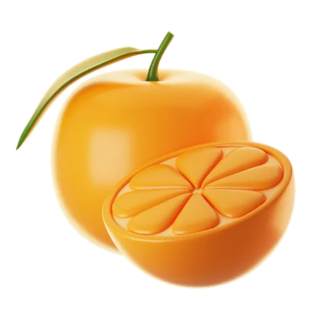 Naranja  3D Icon