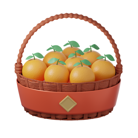 Naranja  3D Icon