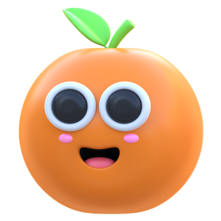 Naranja  3D Icon