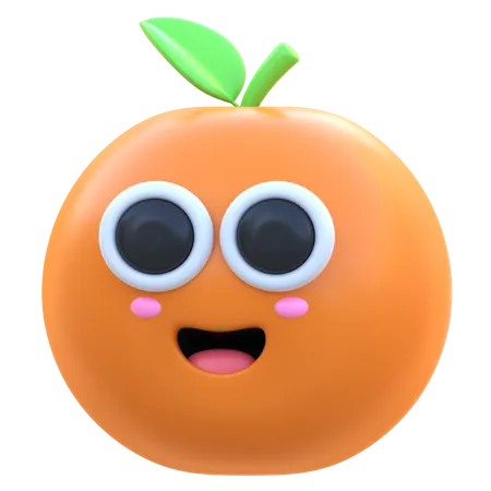 Naranja  3D Icon