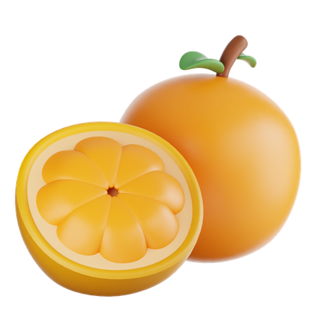 Naranja  3D Icon