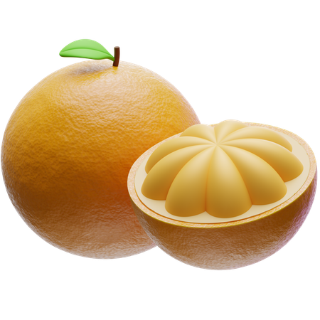 Naranja  3D Icon