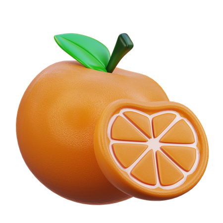 Naranja  3D Icon