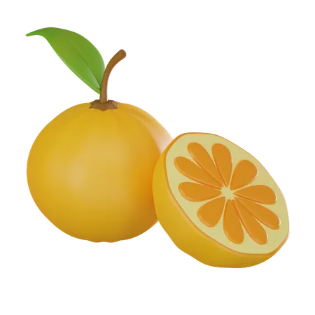 Naranja  3D Icon