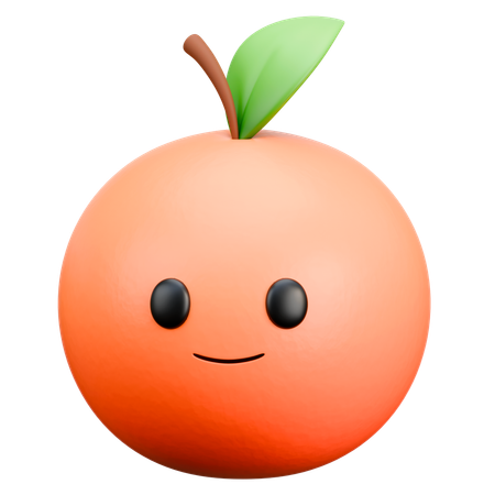 Naranja  3D Icon