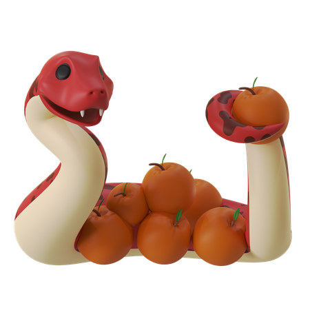 Naranja  3D Icon