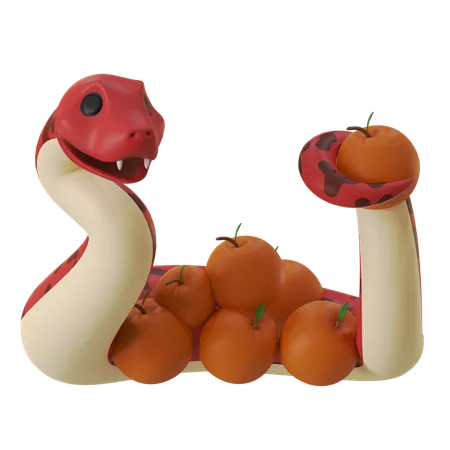 Naranja  3D Icon