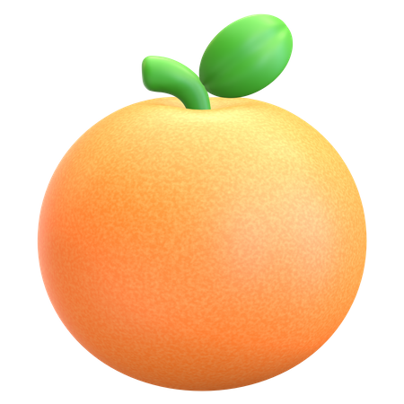 Naranja  3D Illustration