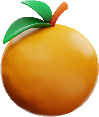 Naranja  3D Icon