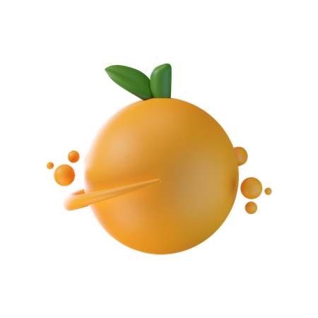 Naranja  3D Icon