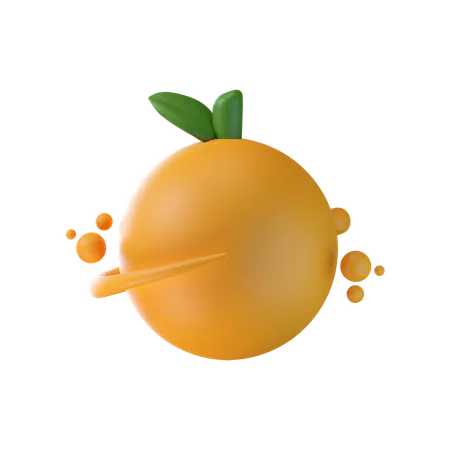 Naranja  3D Icon