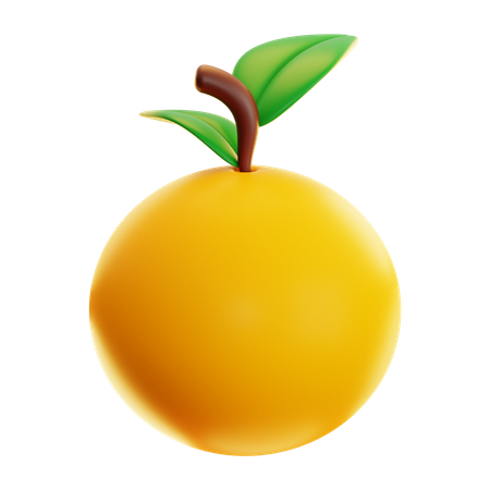 Naranja  3D Icon