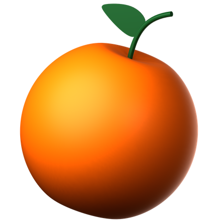 Naranja  3D Icon